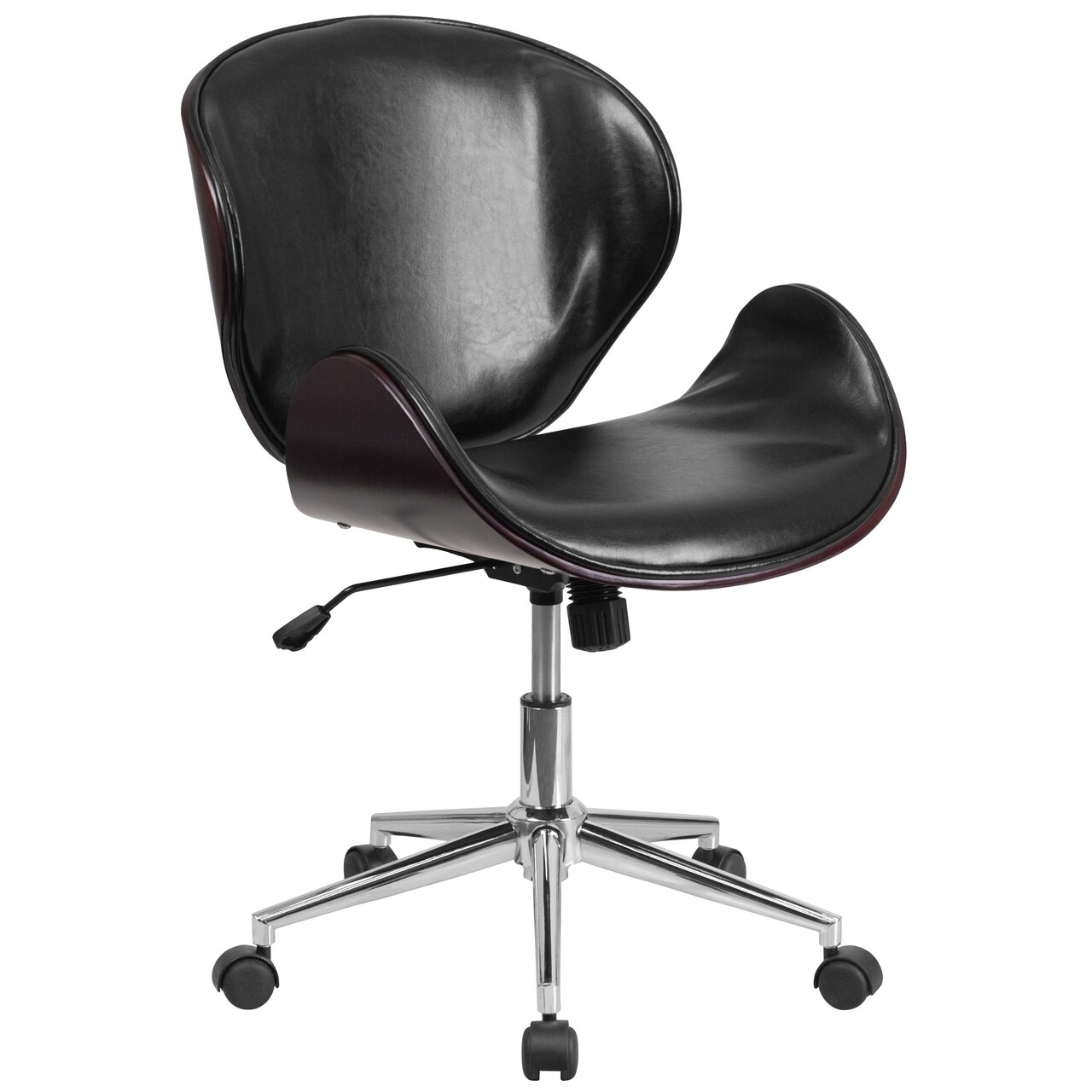 Merrick Lane Roisin Office Chair Mid-Back Ergonomic Executive Swivel Office Chair With Tilt-Lock and Tilt Tension Controls